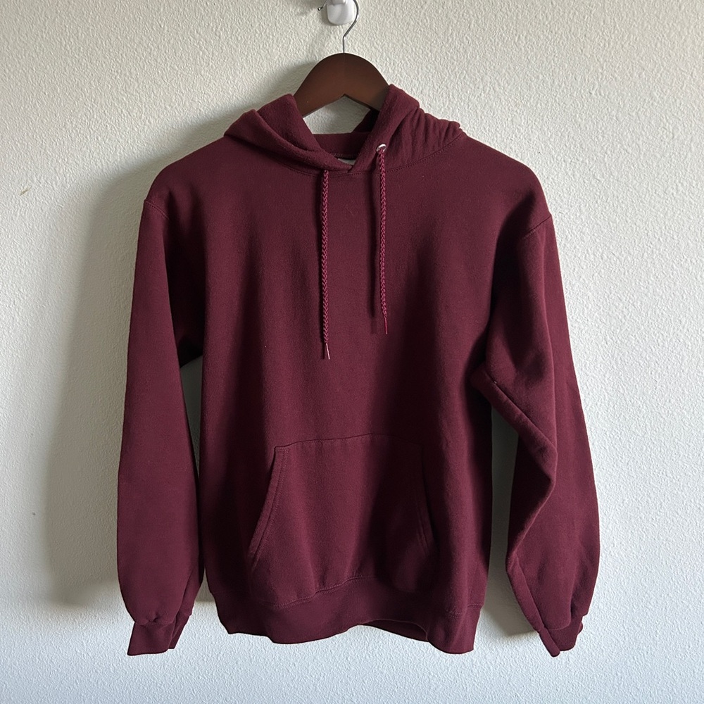 Hanes Men's Burgundy Pullover Hoodie